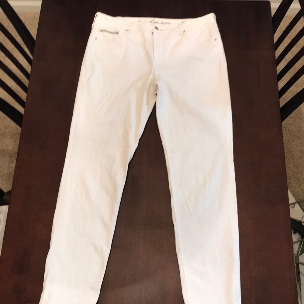 White jeans
